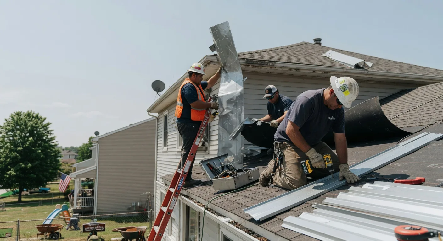 Storm Damage Metal Roof Repair in Wallins Creek, KY